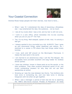 More Stuff About Me - Your Coastal Connection