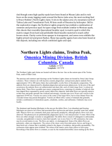 Northern Lights Opals - bc mining properties