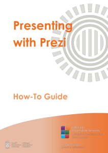 How-To Guide Presenting with Prezi