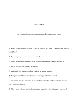 Literary Analysis Essay Sample