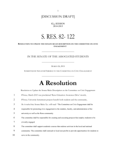 S.Res. 82-A Resolution to to Update the Senate Rules