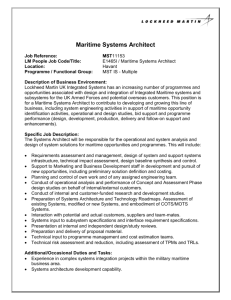 Maritime Systems Architect
