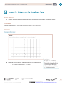 Grade 8 Mathematics Module 7, Topic C, Lesson 17