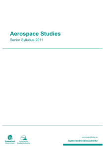 Aerospace Studies Senior Syllabus 2011