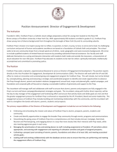 Director of Engagement & Development Job Description