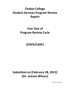 The EOPS and CARE programs provide a