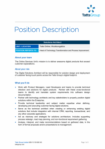 Position Description Template