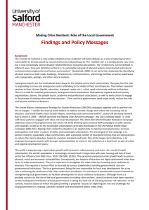 View policy briefing note