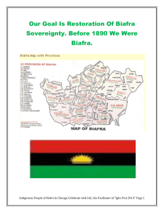 Biafra Igbo Fest Booklet Chicago 2014