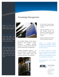 Knowledge Management Service Brochures