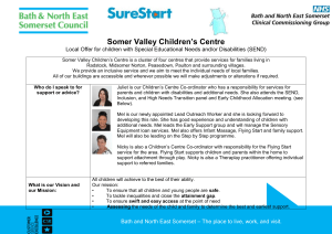 Somer Valley Children`s Centre Local Offer