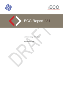 DRAFT DRAFT Draft ECC REPORT XXX Page DRAFT Draft ECC