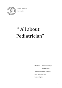 All about Pediatrician - Colegio Teresiano Los Angeles