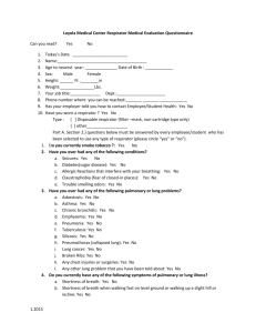 Employee Health Fit Test Form