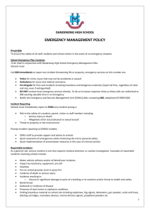 Emergency Management Policy