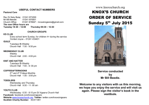 5th July 2015 - Knox`s Church, Arbroath