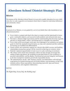 Executive Summary - Aberdeen School District