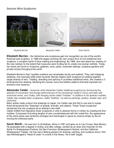 Gestural Wire Sculpture - Waterford Public Schools