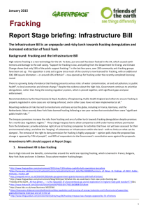 Report Stage briefing: Infrastructure Bill