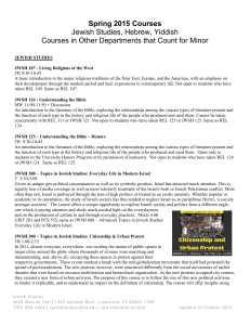 Spring 2015 Courses
