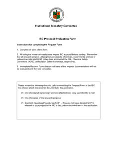 IBC Protocol Evaluation Form - Universidad Central del Caribe