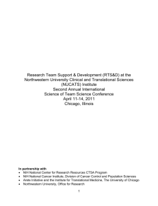 SciTS Conference 2011 Report - Science of Team Science (SciTS