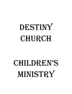 Children`s Ministry