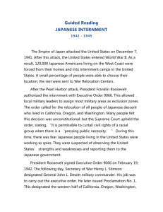 Japanese Internment