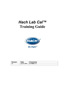 Lab Cal training guide