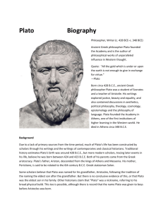 Biography - Plato