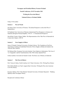 Conference Programme - Newspaper and Periodical History Forum