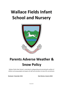 Parents Adverse Weather & Snow Policy