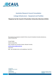 Australian Research Council Consultation