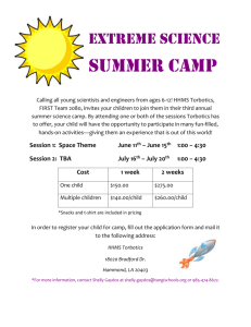 Extreme science summer camp