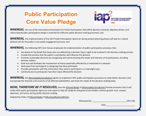 Core Values Pledge