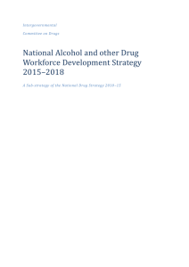 National Alcohol and other Drug Workforce Development Strategy