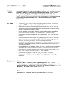 Guhl – Resume - Cal Lab: The International Journal of Metrology