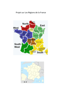 Regions of France project / Uploaded File