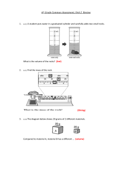 Density Worksheet