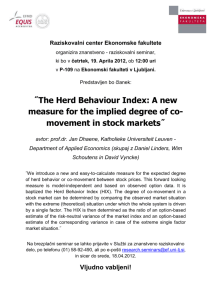 The Herd Behaviour Index