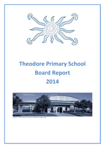 Theodore Primary Annual School Board Report 2014