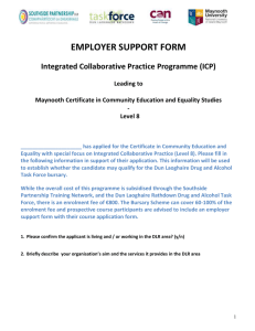 Employer support form - DLR
