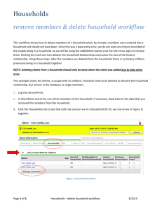 remove member & delete household