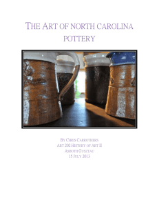 The Art of north carolina pottery