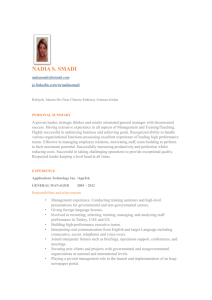Open Attached Resume Document - Arab Professional Translators