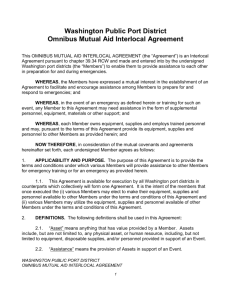 Omnibus Mutual Aid Interlocal Agreement