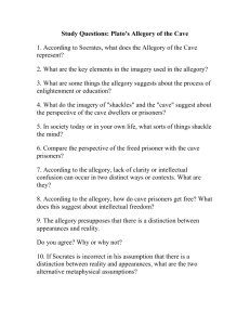 plato`s cave studyquestions