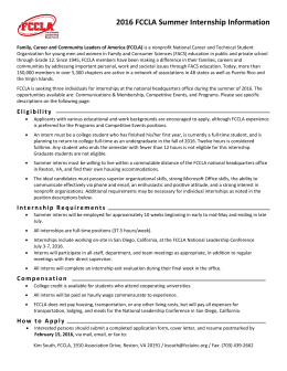 FCCLA planning process summary page template FCCLA planning process summary page template