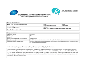 Bioplatforms Australia Datasets Initiative IlluminaHiSeq 2000