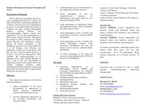 Seminar Objectives: - PLAI-Bicol Region Librarians Council